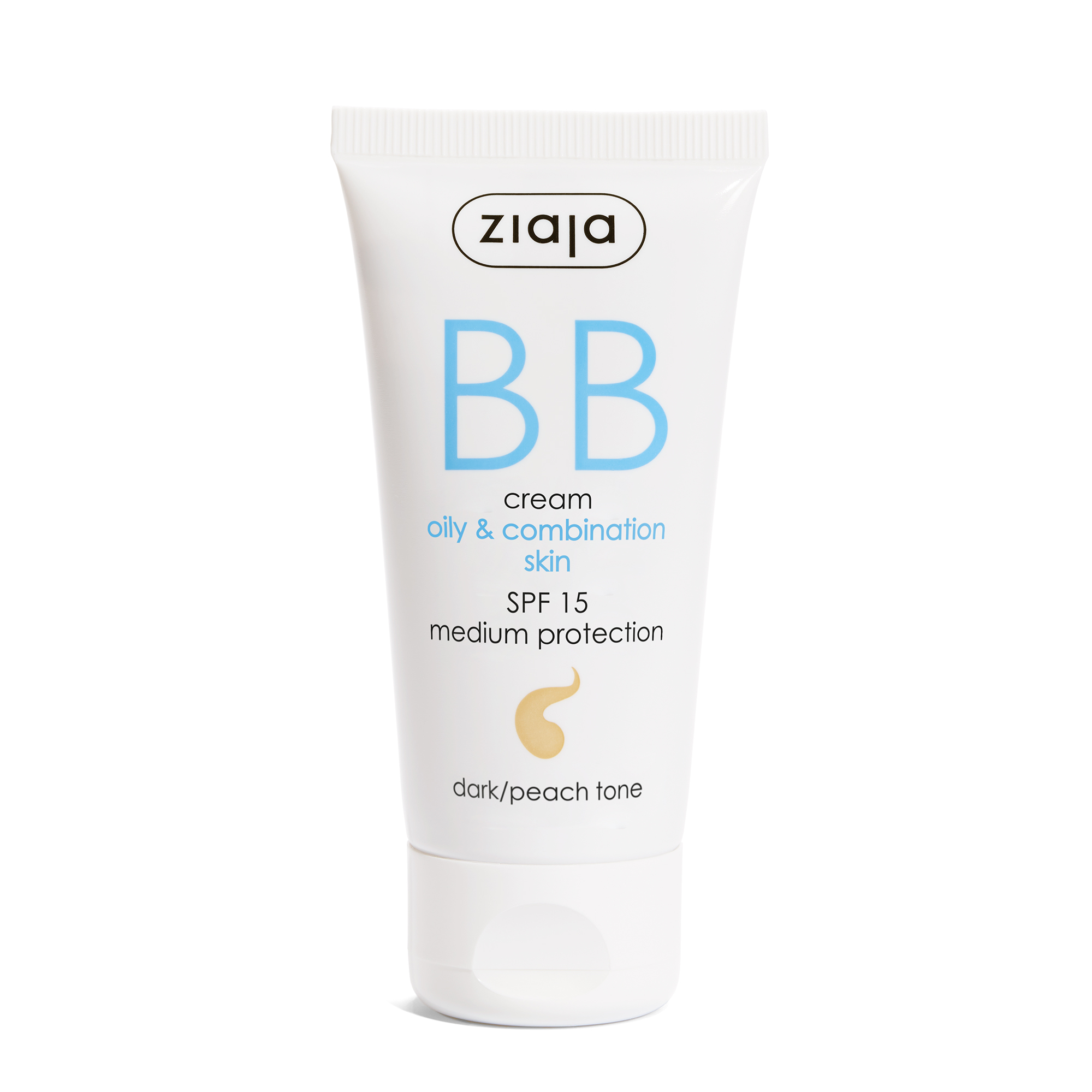 ВВ крем для жирної та комбінованої шкіри spf 15, натуральний тон 50 мл